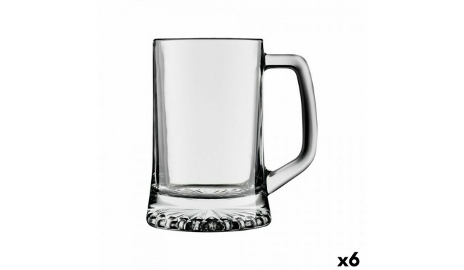 Beer Mug Crisal Maxim 500 ml 13 x 8 x 15 cm (6 Units)