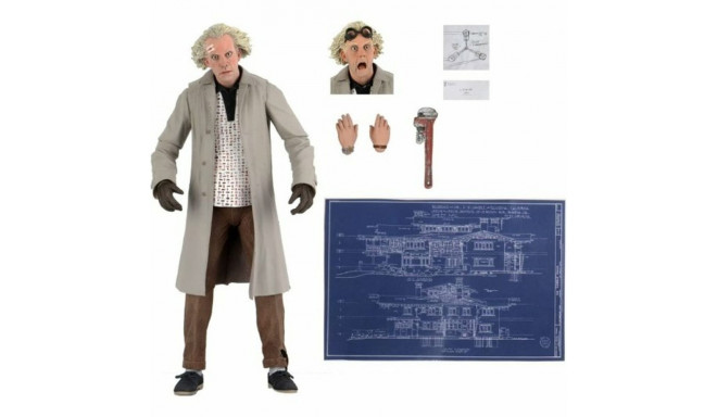 Action Figure Neca Ultimate Doc Brown 1985
