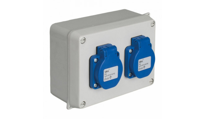 Socket box Solera 816-5 Veekindel 15,3 x 10 x 6,5 cm 250 V 16 A IP54