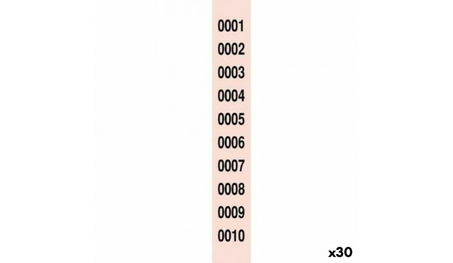 Raffle Number Strips 1-2000 (30 Units)