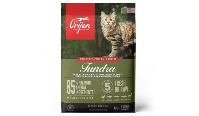 Корм для котов Orijen Tundra Для взрослых утка 5,4 kg