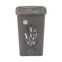 Veļas grozs Stefanplast Antracīts Plastmasa 50 L 37 x 56 x 39 cm (6 gb.)