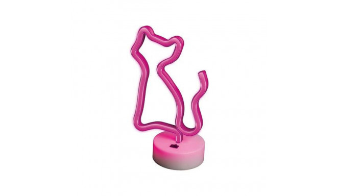 Forever Light Neon LED on a stand CAT pink FSNE02 Light decoration figure