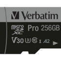 Verbatim Pro U3 256GB Micro SDXC Card