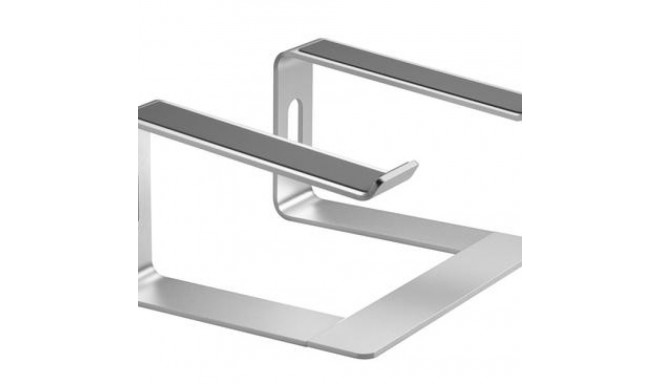 Gembird NBS-D1-01 laptop stand Aluminium, Silver 39.6 cm (15.6&quot;)