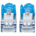 Intellinet Network Patch Cable, Cat7 Cable/Cat6A Plugs, 0.25m, Blue, Copper, S/FTP, LSOH / LSZH, PVC