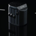 Skross Alpha power plug adapter Universal Black