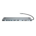 Baseus CATSXG0G notebook dock/port replicator USB 3.2 Gen 1 (3.1 Gen 1) Type-C Silver