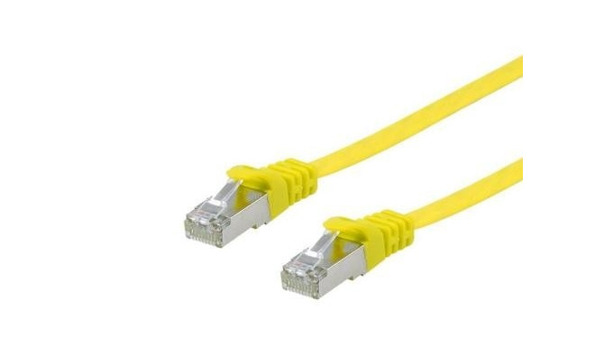 Equip Cat.6A U/FTP Flat Patch Cable, 10.0m, Yellow