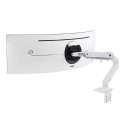 Ergotron HX Series HX Desk Monitor Arm with HD Pivot (white)