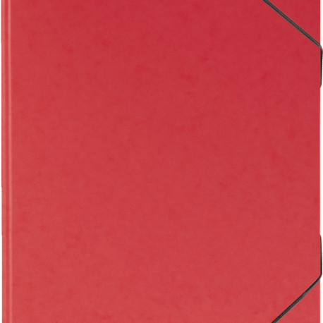 Kummiga mapp A3 punane kartong, Brunnen