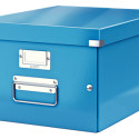 Hoiukarp kokkupandav Leitz WOW Click&Store, sinine, Medium 281x200x370mm (A4), lam.kartong