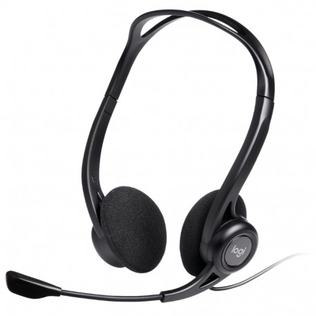 Kõrvaklapid+mikrofon Logitech H960 Stereo headset, in-line volume/mute, 100Hz-10kHz, USB-kaabel 2m, 