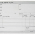 Arve-saateleht A5 isekopeeruv raamat (100lehte)