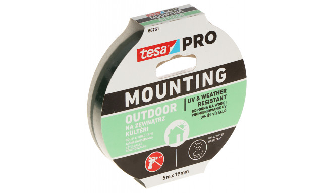 Double-sided mounting tape MOUNTING-PRO/OUTDOOR/5X19 TESA