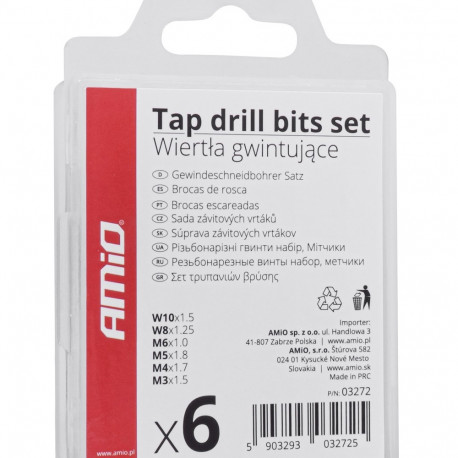 Keermepuuride komplekt 6TK M3 kuni M10