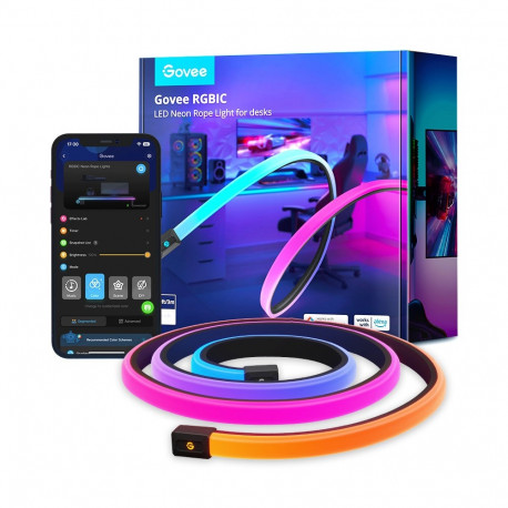 Govee H61C3 Nutikas valgusriba Wi-Fi/Bluetooth Must, Valge