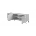 RTV cabinet ABETO 150x42x52 white/white glossy