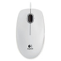Logitech hiir B100, valge