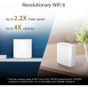 Asus ZenWiFi XD6S AX5400 1-pack, router (white)