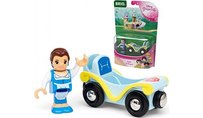 BRIO Disney Princess Belle with wagon, toy vehicle