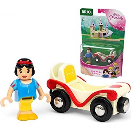 BRIO Disney Princess Snow White with wagon, toy vehicle