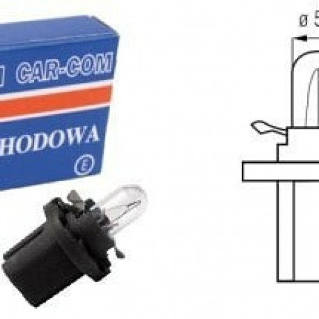 Car bulb 12V 1.2W MF8.5D black