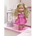 BAMBOLINA 33cm Molly walking doll with 3 clas