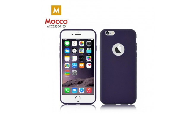 Mocco Ultra Slim Soft Matte 0.3 mm Silicone Case for Samsung G925 Galaxy S6 Edge Blue
