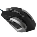 E-Blue EMS639 Aurora Gaming Mouse with Additional Buttons / LED RGB / 4000 DPI / Avago Chipset / USB