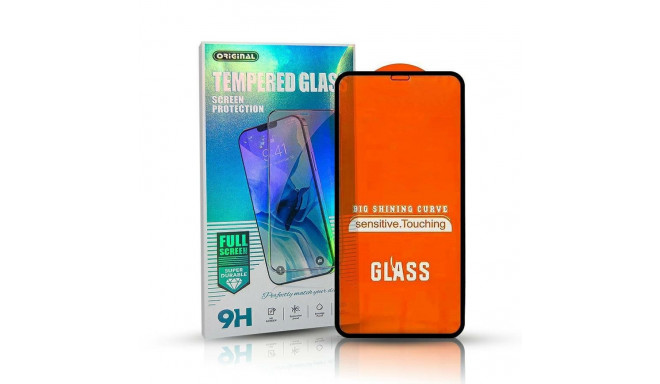 Timy Original Full Face / Full Glue Tempered Glass with Frame Samsung Galaxy A42 5G Black