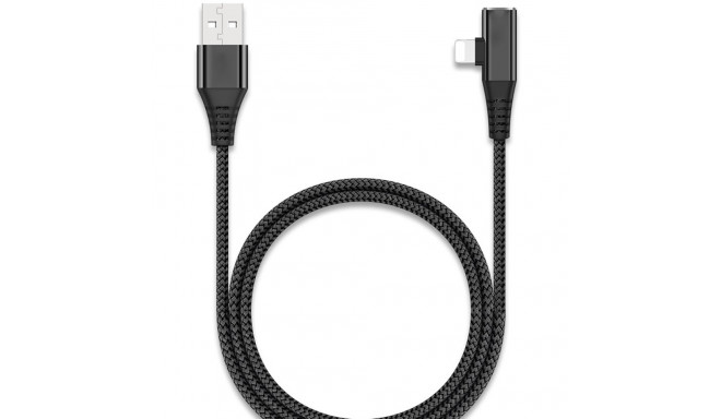 RoGer Lightning Data and Charging Cable with extra Lightning port (female) 1m