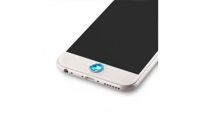 Mocco Universal Home Button Sticker Decoration Apple iPhone / iPad Blue