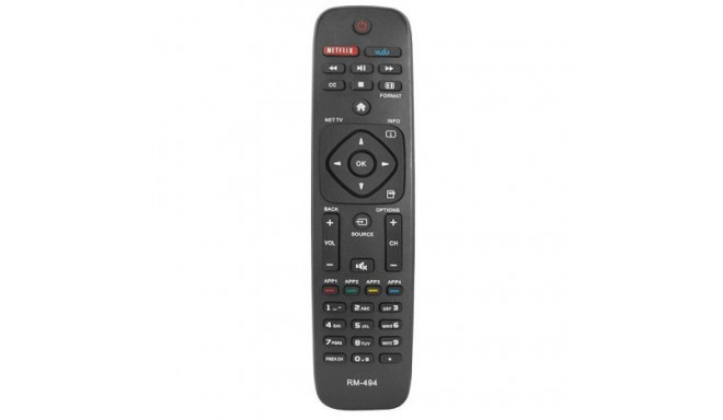 HQ LXRM494 TV Remote control PHILIPS / RM-494 / Black