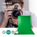 Nedis BDKT10GN Photo Studio Background Kit 1,90 x 2,95 m