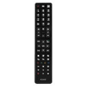 HQ LXP4937 TV remote control Vestel / Sharp / JVC / AKAI / TELEFUNKEN / LCD / RC4937 3D / Black