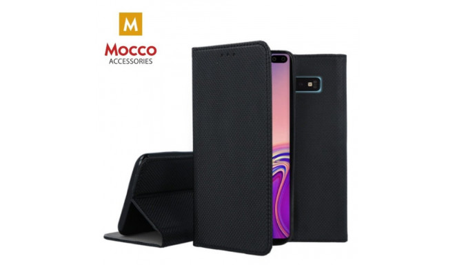 Mocco Smart Magnet Book Case For Motorola Moto G200 5G Black