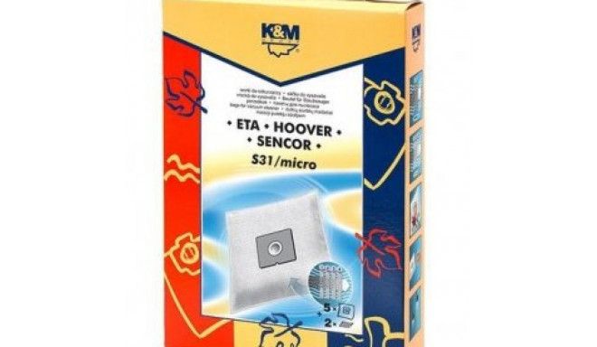 K&M Dust bags SENCOR / ETA / HOOVER (4pcs)