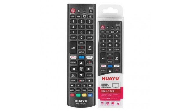 HQ LXH1379 LG TV remote control LCD / SMART / 3D RM-L1379 Black