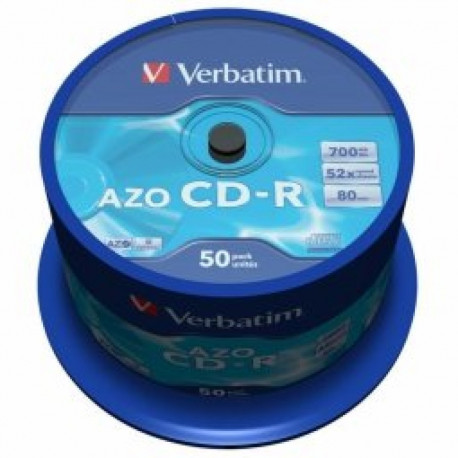 Verbatim Blank CD-R AZO 700MB 52x Crystal