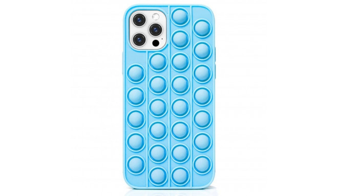 Mocco Bubble Case Антистрессовый Cиликоновый чехол для Apple iPhone 12 Pro Max Синий