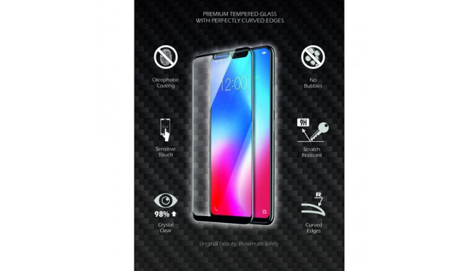 Swissten Ultra Durable Full Face Tempered Glass Apple iPhone 12 PRO MAX  Black