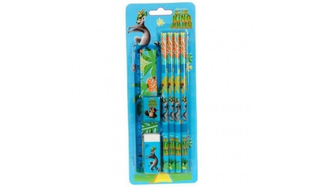 Paso 00-3759PS Penguins set 4 pencils / Ruler 15cm / Sharpener / Eraser