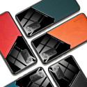 Mocco Lens Leather Back Case Кожанный чехол для Apple iPhone 12 Синий