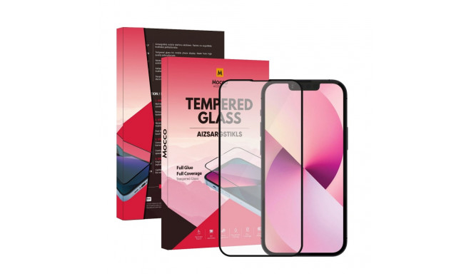 Mocco Full Glue Signature Edition Tempered Glass Full Coverage with Frame Apple iPhone 14 Plus Black