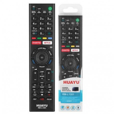 HQ LXH1351 TV remote control SONY LCD / LED RM-L1351 / Black