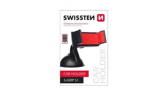 Swissten S-GRIP S1 Premium Universal Window Holder with 360 Rotation For Devices 3.5'- 6.0'