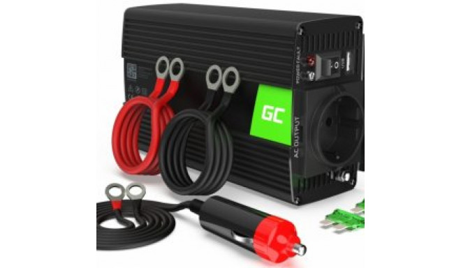 Green Cell Car Power Inverter Converter 24V to 230V / 300W / 600W