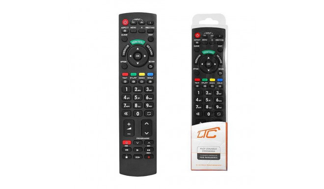 HQ LXP045 TV Universal remote control LCD / LED PANASONIC / Black