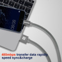 Swissten Textile Universal Quick Charge 3.1 USB-C Data and Charging Cable 1.2m